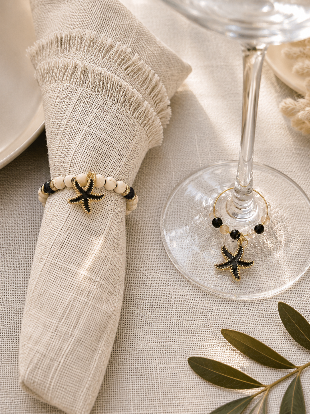 Sea Life Wine Glass Charms