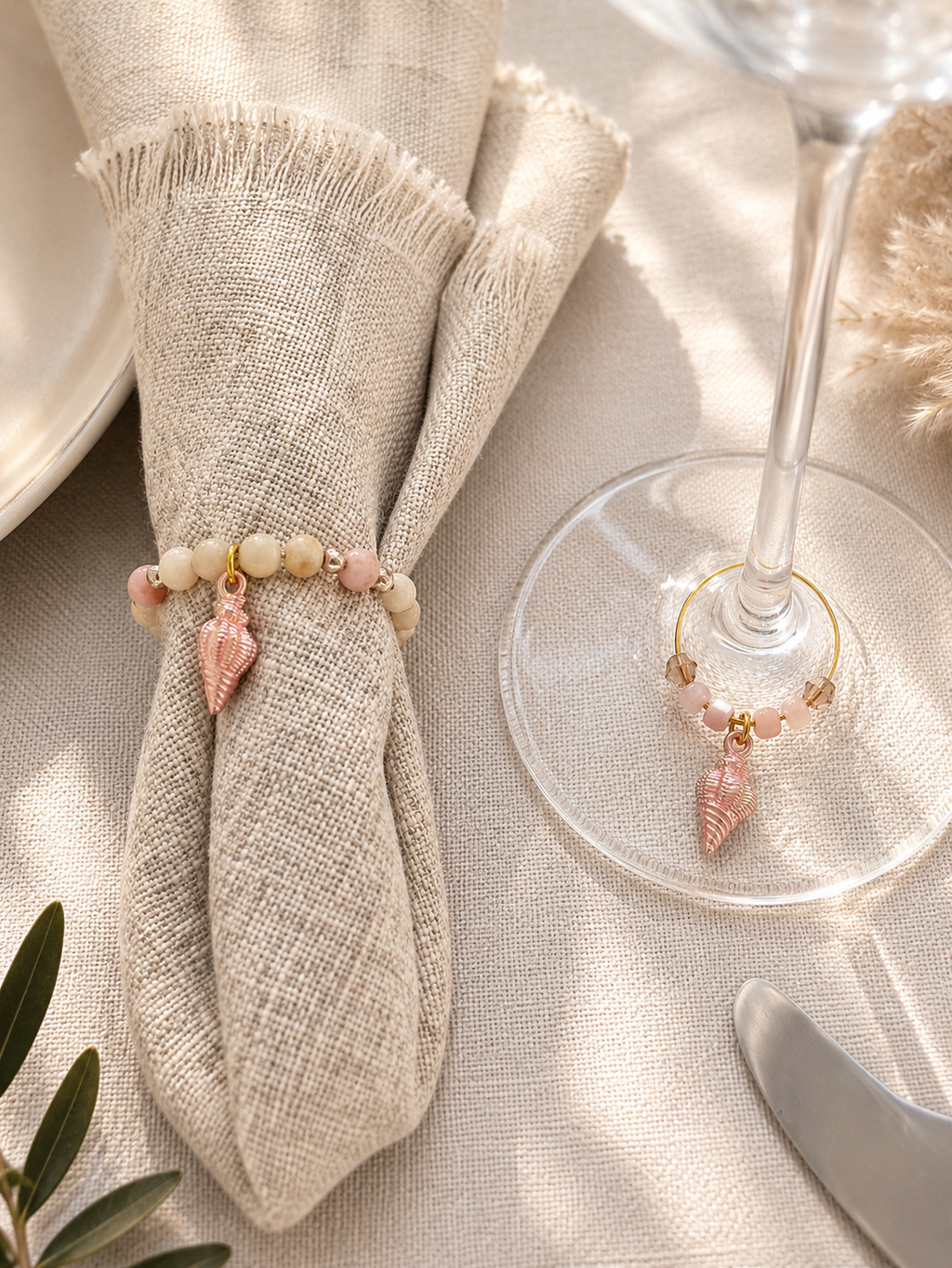 Sea Life Wine Glass Charms