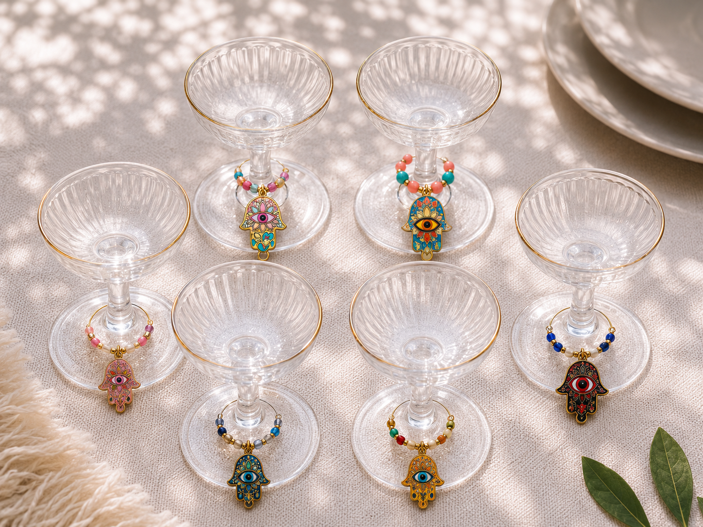 All Eyes On You Wine Glass Charms
