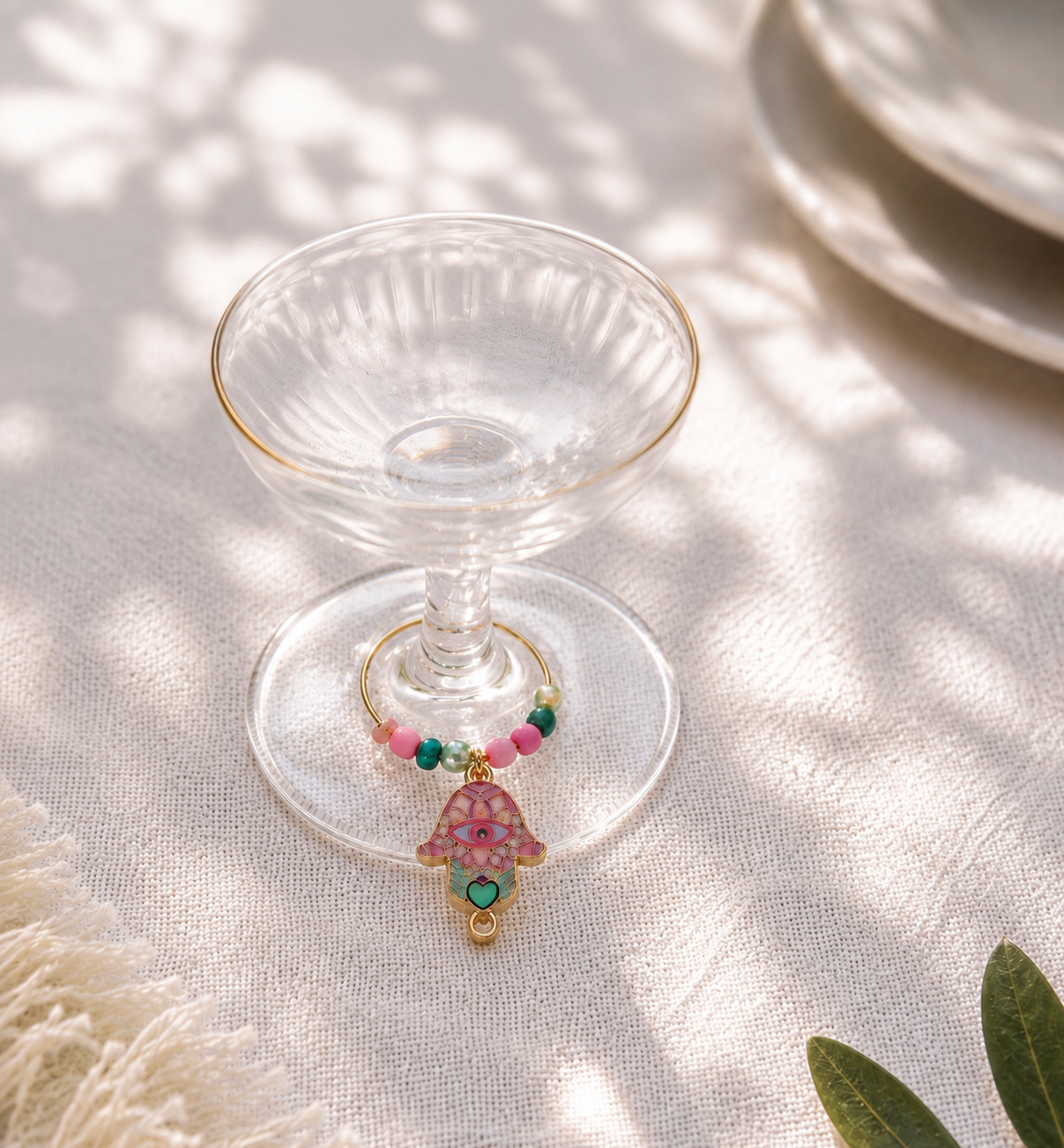 The Beauty Wine Glass Charms
