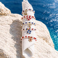 Napkin rings with nautical charms set of 6 styled 