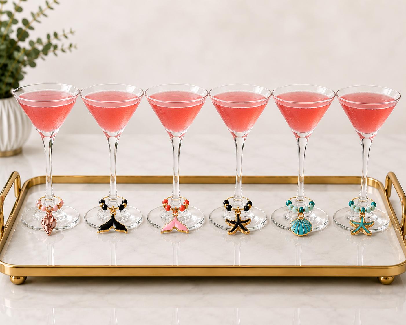 Dolphin Cove Wine Glass Charms